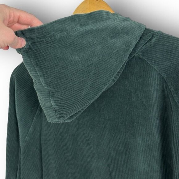 Sezane Mary Sweatshirt Sage Green Size Medium French Organic Cotton Velvet Boho - Picture 9 of 13